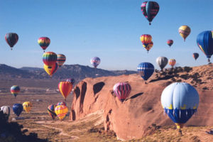 hot air balloons